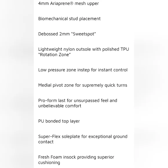 New Balance, Visaro cleats - Picture 5 of 6